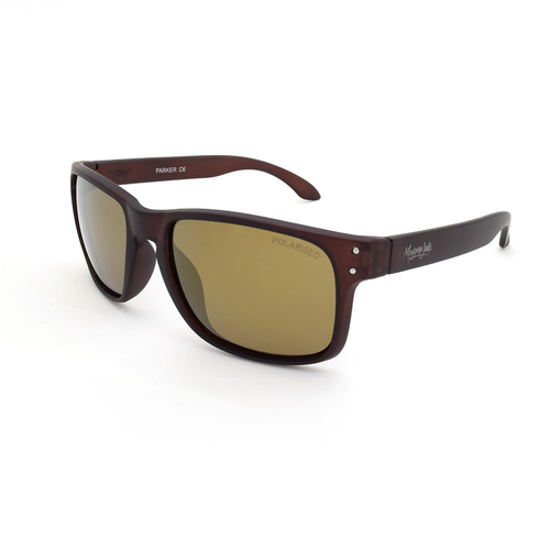 Mangrove Jacks Parker C6 Matte Crystal Dark Brown / Brown Polarised Lenses