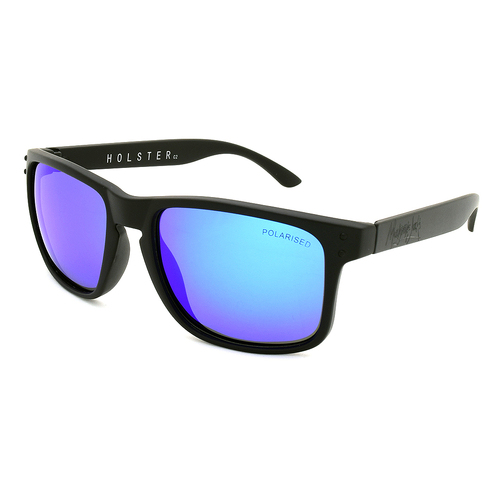 Mangrove Jacks Holster C2 Matte Black / Blue Revo Polarised Lenses