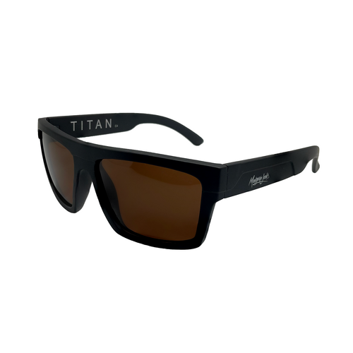 Mangrove Jacks Titan C4 Matte Black / Brown Polarised Lenses