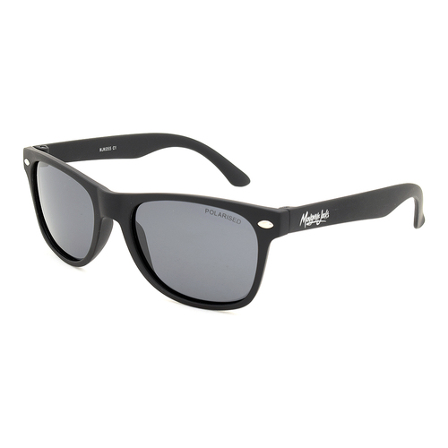 Mangrove Jacks Kids MJK055 C1 Matte Black / Smoke Polarised Lenses