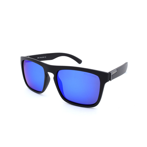 Mangrove Jacks Doc Holliday C2 Matte Black / Blue Revo Polarised Lenses