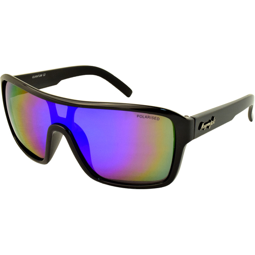 Mangrove Jacks Quantum C2 Black & Crystal Blue / Blue Revo Polarised Lenses