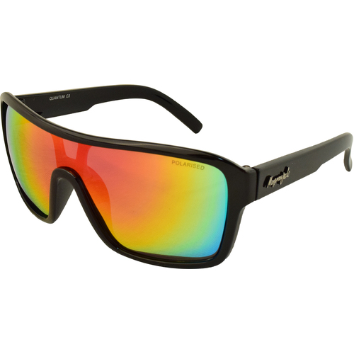 Mangrove Jacks Quantum C3 Black & Crystal Red / Red Revo Polarised Lenses