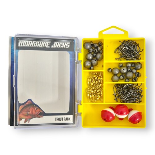 Snapper Fishing Pack – Hooks, Swivels, Slider Clips, and Tackle Box | Mangrove Jacks