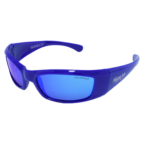 Mangrove Jacks Kids MJK063 C4 Neon Light Blue / Ice Blue Revo Polarised Lenses