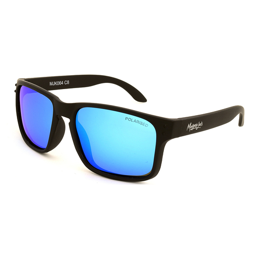 Mangrove Jacks Kids MJK064 C8 Matte Black / Ice Blue Revo Polarised Lenses