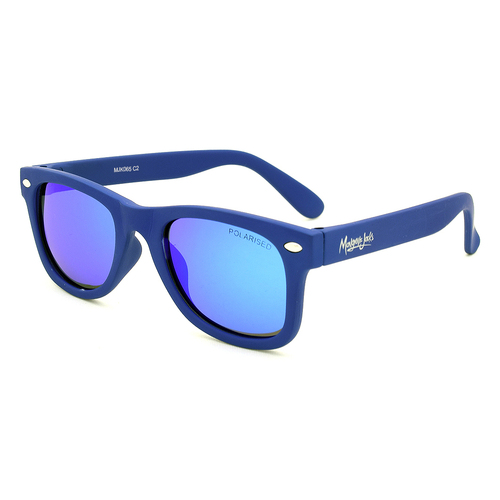 Mangrove Jacks Kids MJK065 C2 Matte Dark Blue / Blue Mirror Polarised Lenses