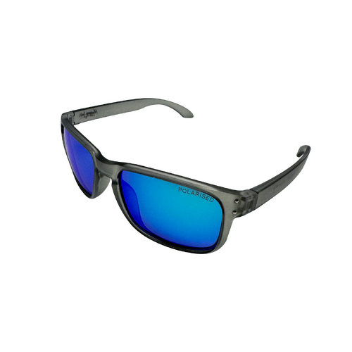 Mangrove Jacks Parker C9 Matte Crystal Smoke / Smoke With Ice Blue Revo Polarised Lenses