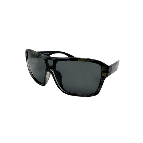 Mangrove Jacks Byron C9 Crystal Stripe Print w Black Back Spray / Smoke Polarised Lenses