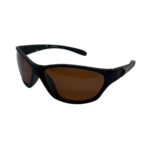 Mangrove Jacks Trojan C4 Matte Black / Brown Polarised Lenses