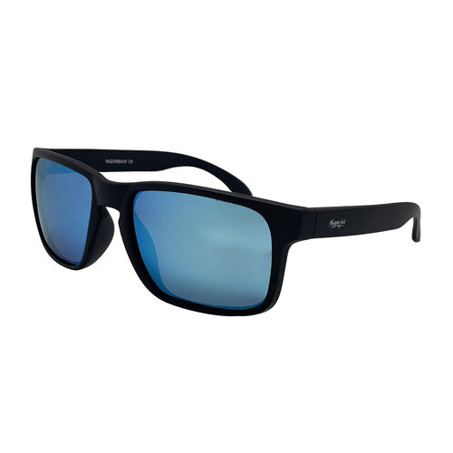 Mangrove Jacks Razorback C8 Matte Black / Ice Blue Revo Polarised Lenses