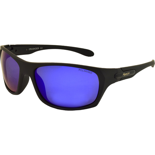 Mangrove Jacks Crusader C2 Matte Black / Blue Revo Polarised Lenses