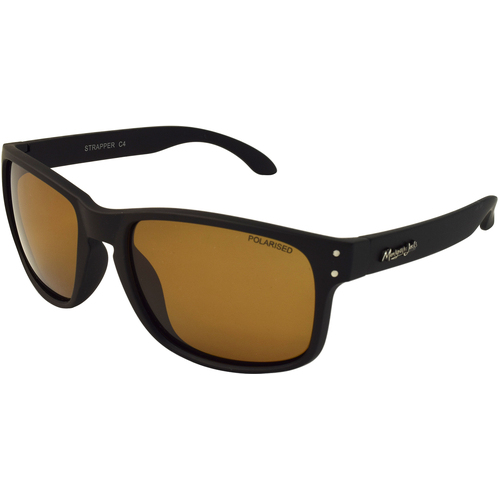 Mangrove Jacks Strapper C4 Matte Black / Brown Polarised Lenses