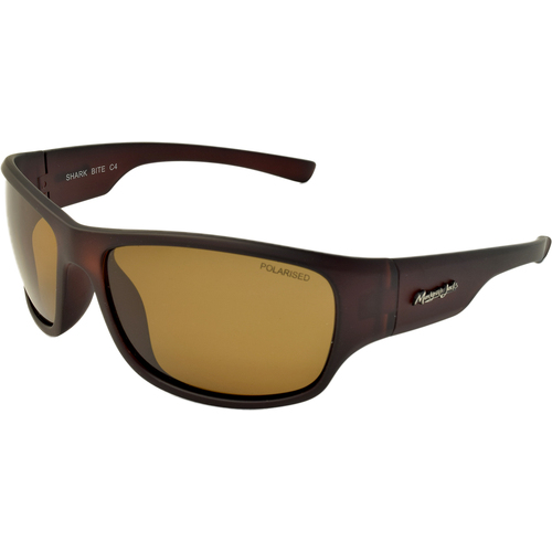 Mangrove Jacks Shark Bite C4 Matte Crystal Dark Brown / Brown Polarised Lenses