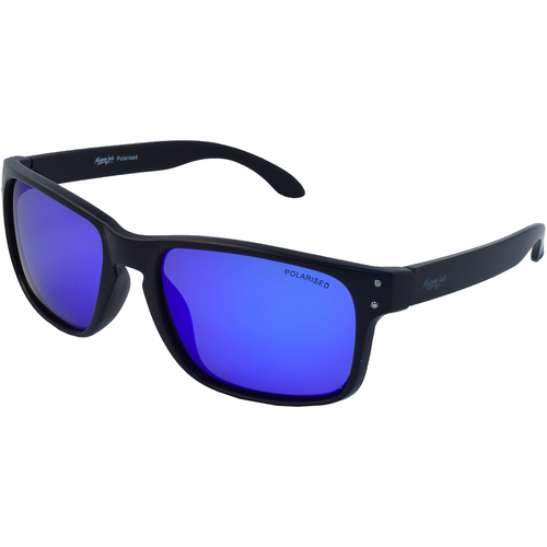 Mangrove Jacks Parker C2 Matte Black / Blue Revo Polarised Lenses