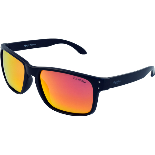 Mangrove Jacks Parker C3 Matte Black / Black Red Revo Polarised Lenses