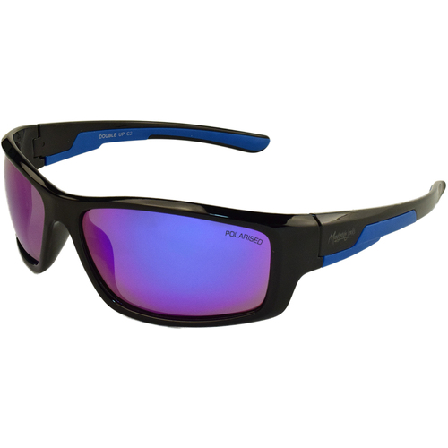 Mangrove Jacks Double Up C2 Black / Blue Revo Polarised Lenses