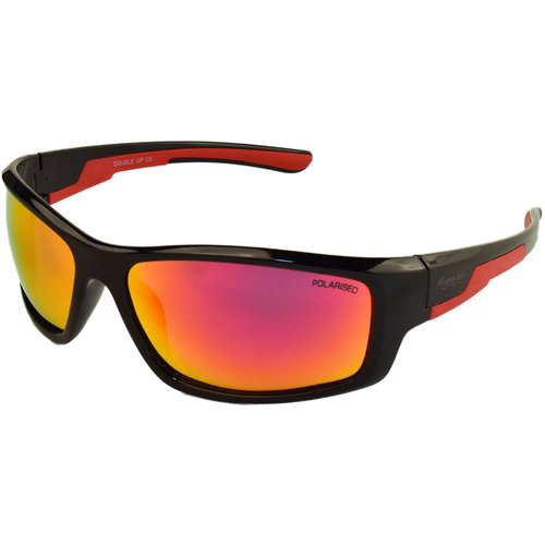 Mangrove Jacks Double Up C3 Black / Red Revo Polarised Lenses