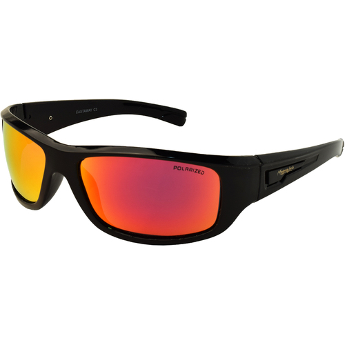 Mangrove Jacks Castaway C3 Black / Red Revo Polarised Lenses