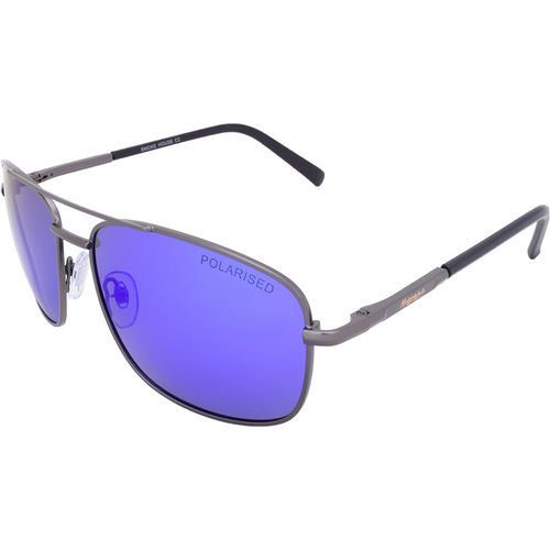 Mangrove Jacks Smoke House C2 Matte Gunmetal / Blue Revo Polarised Lenses