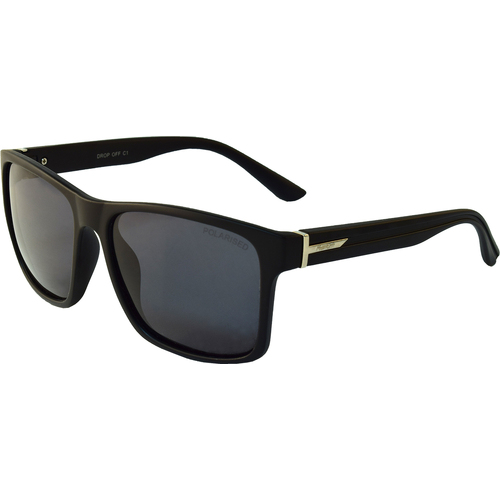 Mangrove Jacks Drop Off C1 Matte Black / Smoke Polarised Lenses