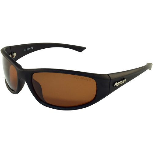 Mangrove Jacks Hit Up C4 Matte Black / Brown Polarised Lenses