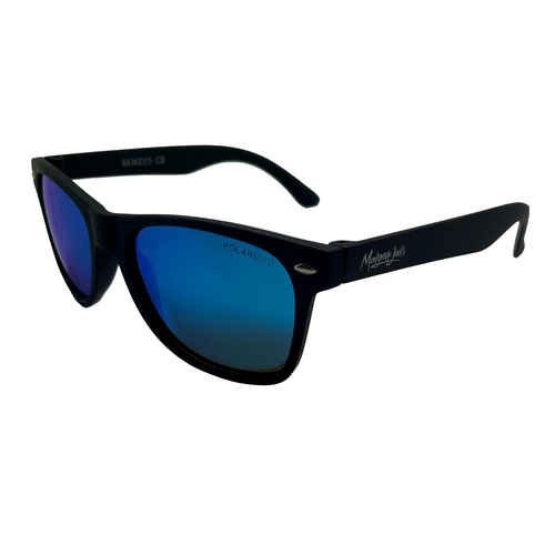 Mangrove Jacks Kids MJK015 C8 Matte Black / Ice Blue Revo Polarised Lenses