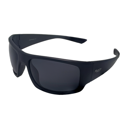 Mangrove Jacks Warrego C1 Matte Black / Smoke Polarised Lenses