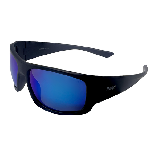 Mangrove Jacks Warrego C2 Matte Black / Smoke w Blue Revo Polarised Lenses