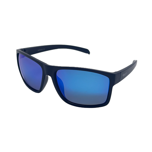 Mangrove Jacks Barcoo C2 Matte Black / Smoke w Blue Revo Polarised Lenses