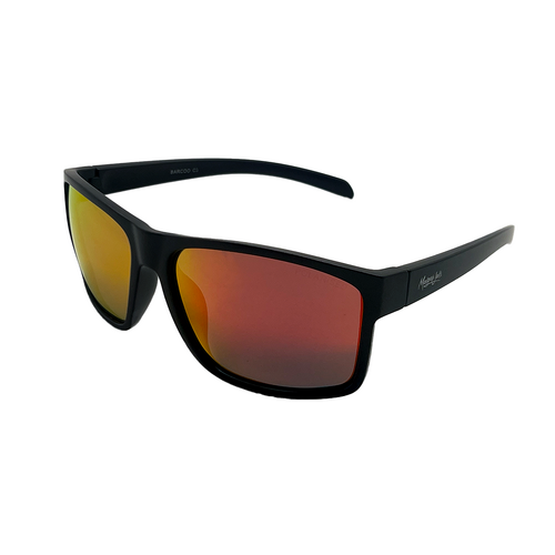 Mangrove Jacks Barcoo C3 Matte Black / Smoke w Red Revo Polarised Lenses